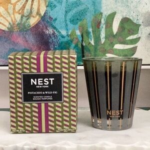 NEST Luxurious Home Fragrance Pistachio & Wild Fig Scented Candle NewInBox 8.1OZ